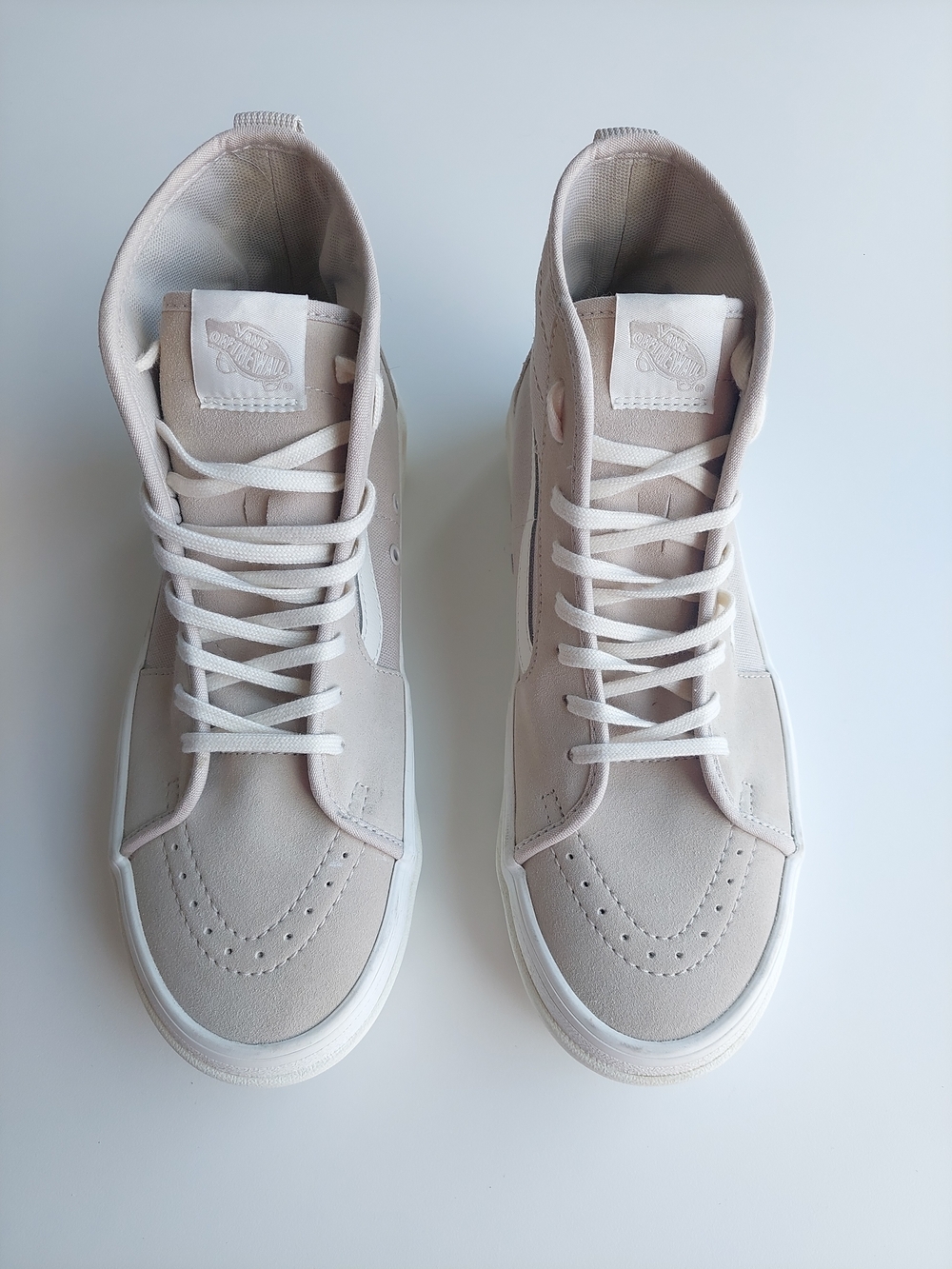 Vans Sentry Sk8-Hi Platform Sneakers Beige White Women's 10 Men's 8.5 Shoes - Picture 3 of 10